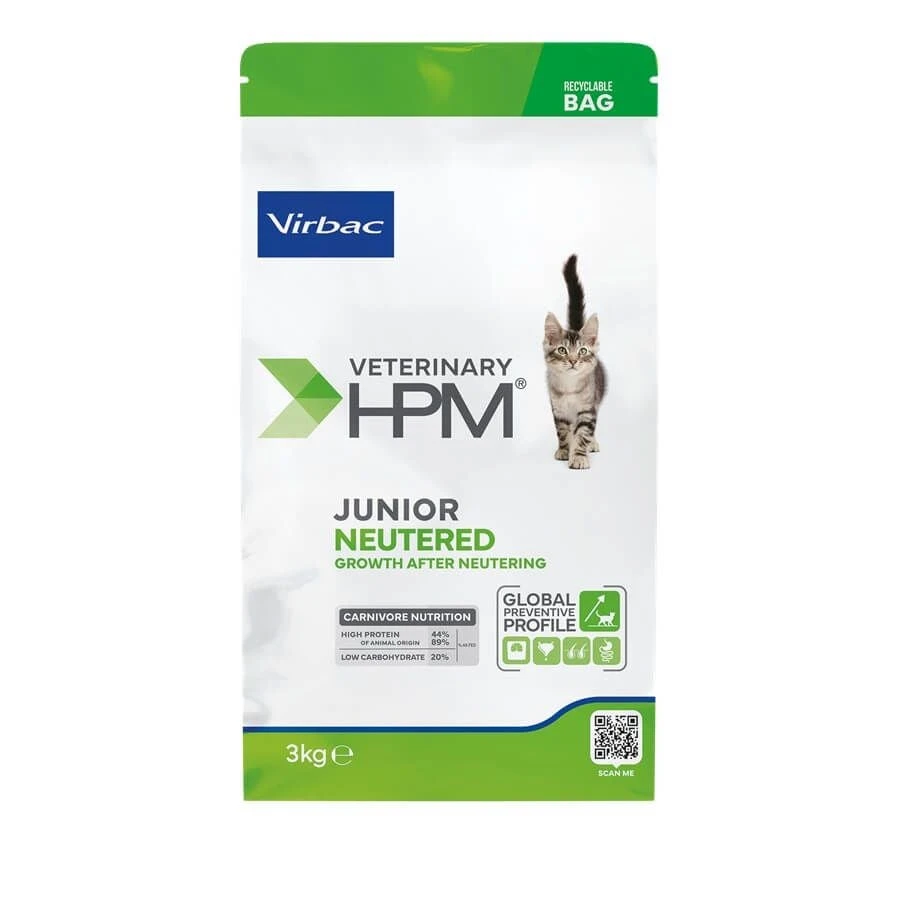 Virbac Veterinary HPM Junior Neutered Cat 3 Kg 1 Virbac Veterinary HPM Junior Neutered Cat 3 Kg