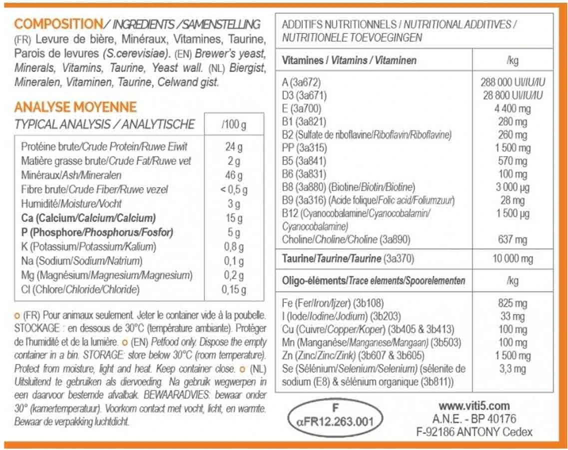 Vit'I5 Orange Poudre Chien Et Chat < 8 Ans 250 G 3 Vit'I5 Orange Poudre Chien Et Chat < 8 Ans 250 G – Image 3