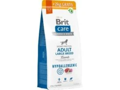 Brit Care Hypoallergenic Chien Adulte Grande Race Agneau Et Riz 12 + 2 Kg Offerts
